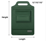 High Standard 13'' Green PU Multi Purpose Laptop Sleeve Bags Con Borsa a Cerniera fornitore