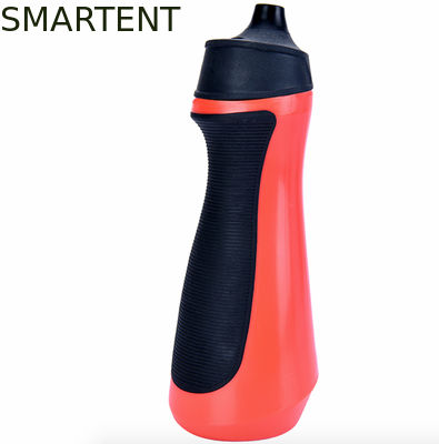 Acquistare la plastica rossa delle bottiglie di acqua di allenamento 600ml non slitta la boccetta bevente BPA 8.9X8.8X23.7 libero cm fabbricazione online