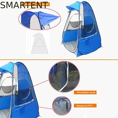 120*120*170CM Tende sportive leggere portatili blu trasparenti impermeabili in poliestere pop-up fornitore