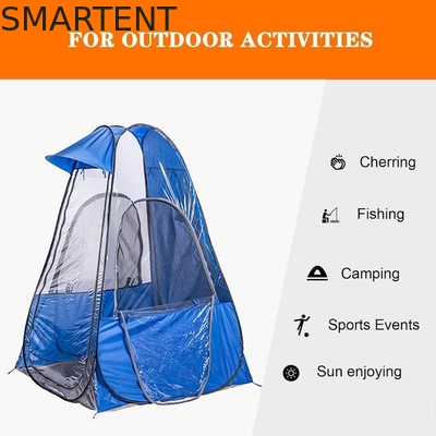 120*120*170CM Tende sportive leggere portatili blu trasparenti impermeabili in poliestere pop-up fornitore