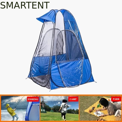 120*120*170CM Tende sportive leggere portatili blu trasparenti impermeabili in poliestere pop-up fornitore
