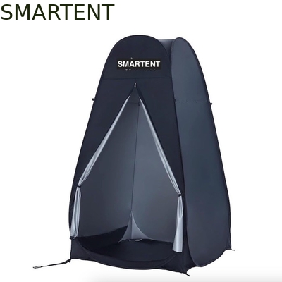 120*120*200CM Tende di privacy pop-up nere con porte a zip ricoperte d'argento fornitore