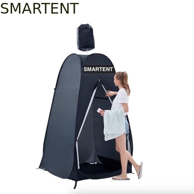 120*120*200CM Tende di privacy pop-up nere con porte a zip ricoperte d'argento fornitore