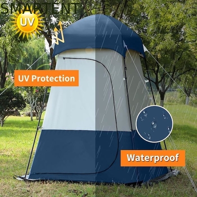 160*160*240CM Blu impermeabile 210T Polyester Pop Up tende di privacy con protezione UV per campeggio e eventi all'aperto fornitore