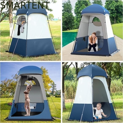 160*160*240CM Blu impermeabile 210T Polyester Pop Up tende di privacy con protezione UV per campeggio e eventi all'aperto fornitore