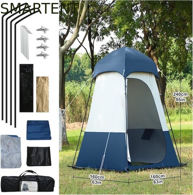 160*160*240CM Blu impermeabile 210T Polyester Pop Up tende di privacy con protezione UV per campeggio e eventi all'aperto fornitore