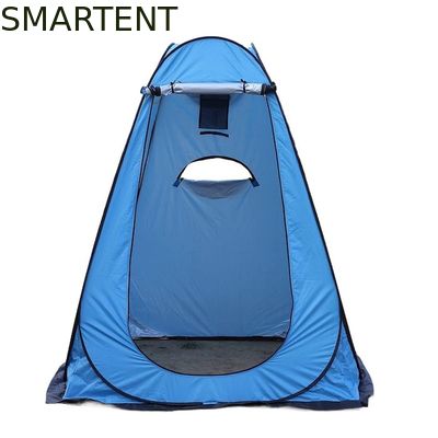 Acquistare 150*150*190CM impermeabile Blu 210T argento rivestito poliestere UV protetto Pop Up tenda di privacy con finestre laterali ventilate fabbricazione online