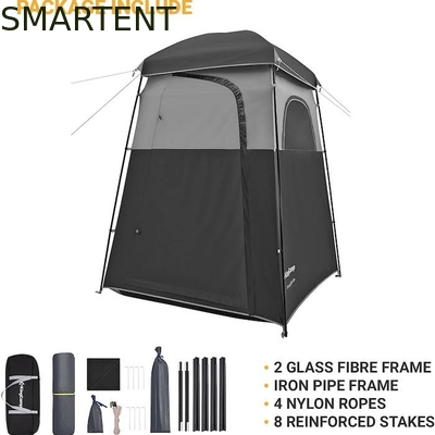 167*167*218CM Nero Poliestere Portabile Protezione UV Pop Up Tende di privacy con installazione istantanea per eventi all'aria aperta fornitore