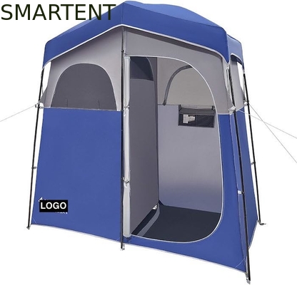 2.11*1.07*2.13M Blu impermeabile poliestere Instant Pop Up tende di privacy con copertura completa porta e finestre a cerniera fornitore