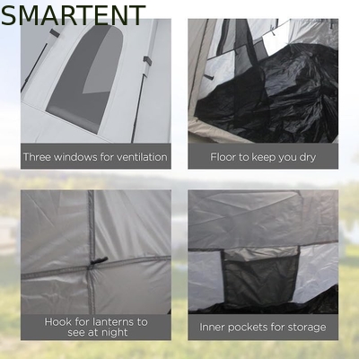 118*118*78.75 Inch 2-3 Persone Impermeabile Automatica Pop Up Tent Camping con pali di fibra di vetro e finestre a maglia fornitore