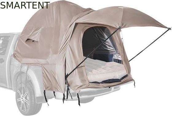 Acquistare 82.7*66.9*66.9Inch Khaki 210D Silver Coated Polyester Pickup Truck Tent Con Finestre Ventilate Per Campeggio Esterno fabbricazione online