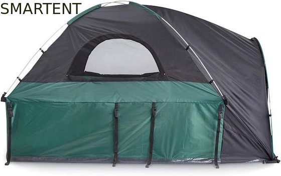 Tenda da campeggio per 2 persone per esterni, installazione rapida, doppio colore, impermeabile, poliestere, camion pickup, con pali in fibra di vetro fornitore