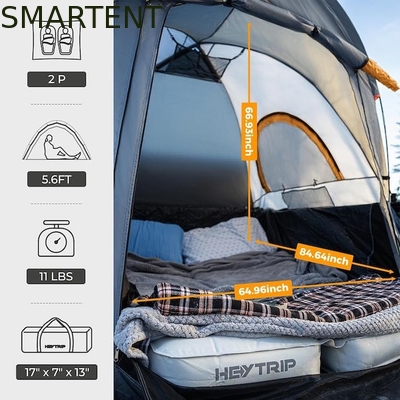 2.03*1.55*1.71M 2 persone impermeabile PU2000MM Verde 210D Polyester Pickup Camping Tent Con Rapido 10 Minuti di configurazione fornitore