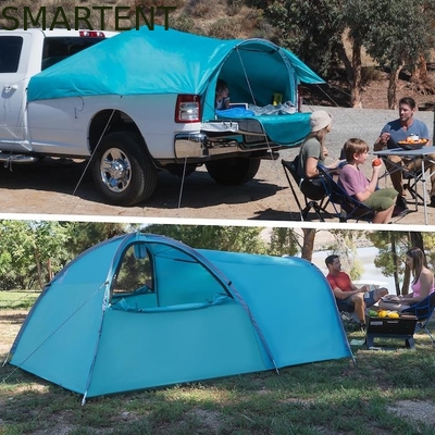 2.44*1.52*1.07M 4-Season Automatic Green Waterproof PU2000MM Coated Polyester 2-Person Pop Up Pickup Camping Tent fornitore