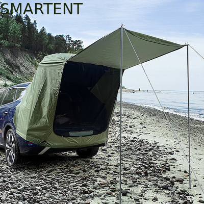200*120*240CM Armata Verde Impermeabile Rivestito d'Argento Poliestere 210D SUV Tenda da Campeggio Facile Impostazione 2 Persone Protezione UV fornitore