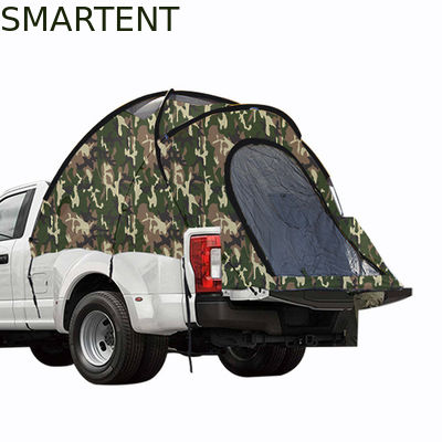 Acquistare (200+50) * 170*170CM Camouflage per tutti i tempi Poliestere impermeabile 210D Pop Up Pickup Truck Tenda posteriore per campeggio all'aperto fabbricazione online
