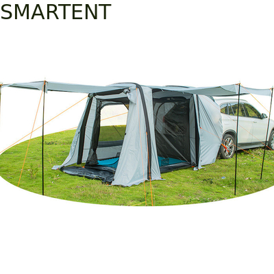 149.6*70.8*70.8Inch Grigio impermeabile PU2000MM Rivestito di poliestere 210D Spaziosa tenda da campeggio SUV con protezione UV fornitore