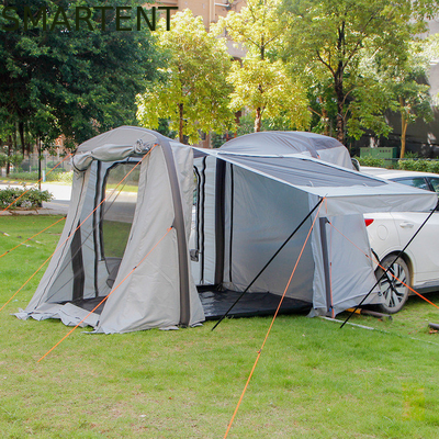 149.6*70.8*70.8Inch Grigio impermeabile PU2000MM Rivestito di poliestere 210D Spaziosa tenda da campeggio SUV con protezione UV fornitore
