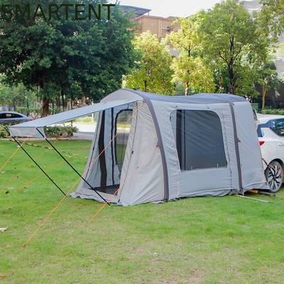 149.6*70.8*70.8Inch Grigio impermeabile PU2000MM Rivestito di poliestere 210D Spaziosa tenda da campeggio SUV con protezione UV fornitore