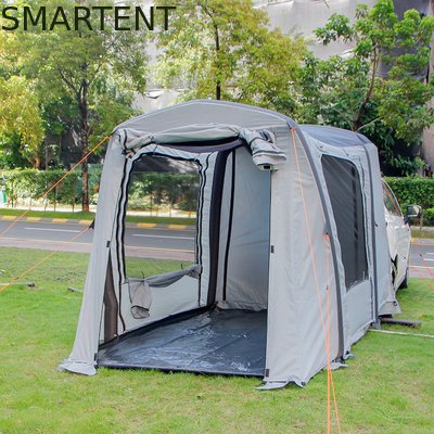 149.6*70.8*70.8Inch Grigio impermeabile PU2000MM Rivestito di poliestere 210D Spaziosa tenda da campeggio SUV con protezione UV fornitore