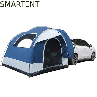 250*250*200CM PU2000MM Poliestere rivestito 210D 2 porte SUV tenda da campeggio con pali in fibra di vetro e finestre a maglia fornitore