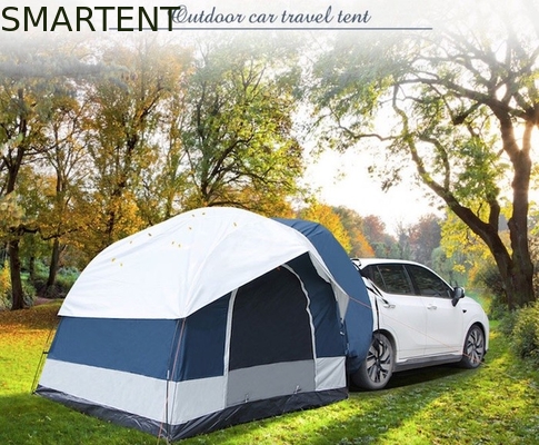 250*250*200CM PU2000MM Poliestere rivestito 210D 2 porte SUV tenda da campeggio con pali in fibra di vetro e finestre a maglia fornitore