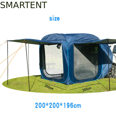 200*200*196CM Silver Coated 210T Pop UP SUV Tent con design impermeabile e protezione UV a maglia delle finestre fornitore