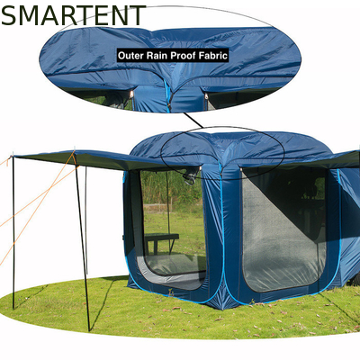 200*200*196CM Silver Coated 210T Pop UP SUV Tent con design impermeabile e protezione UV a maglia delle finestre fornitore