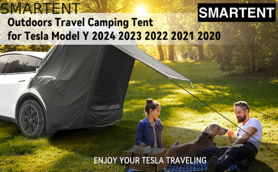 Lightweight 4 Stagione Tesla Camping Tent Nero Colore impermeabile In argento Rivestito Poliestere 210D Rapido 10 minuti di installazione fornitore