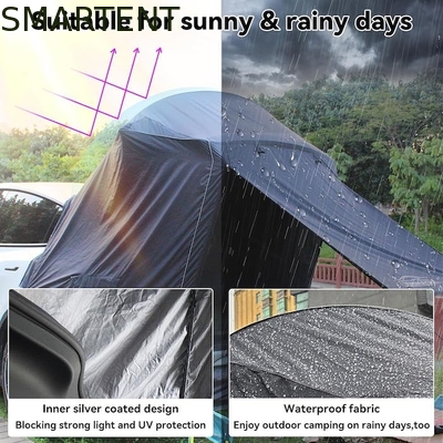 Lightweight 4 Stagione Tesla Camping Tent Nero Colore impermeabile In argento Rivestito Poliestere 210D Rapido 10 minuti di installazione fornitore