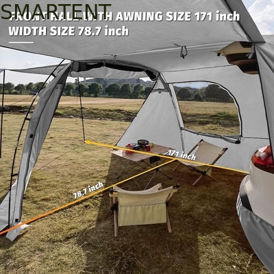 Tenda da campeggio per SUV portatile impermeabile rivestita in poliestere con facile installazione di 10 minuti per 2-4 persone fornitore