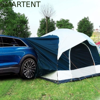 2.44*2.44*2.19M 6 Persone Blu impermeabile rivestito di poliestere Car Camping Tent con 2 finestre 4 stagione Quick Setup fornitore