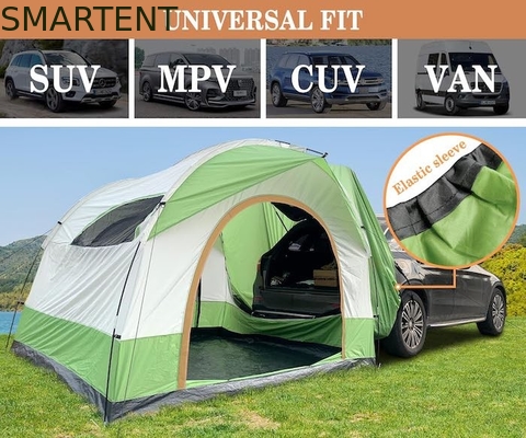 8.2*8.2*6.6Ft doppio colore impermeabile PU3000MM rivestito di poliestere 210T per tutte le stagioni veicolo tenda da campeggio facile installazione fornitore