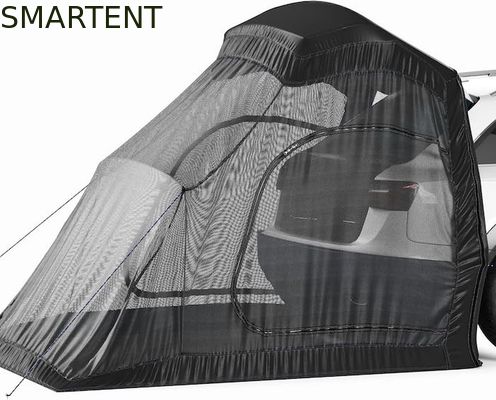 Acquistare 183*183*213CM nero impermeabile rivestito in poliestere auto tenda da campeggio rifugio auto compatto facile da installare per 2-4 persone fabbricazione online