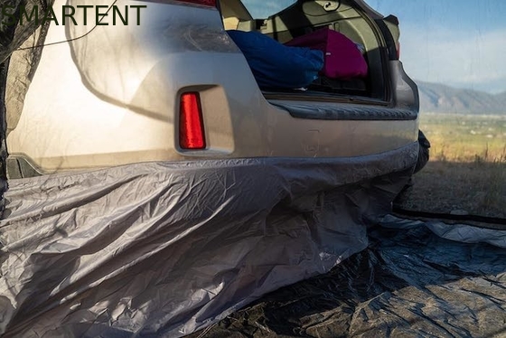 183*183*213CM nero impermeabile rivestito in poliestere auto tenda da campeggio rifugio auto compatto facile da installare per 2-4 persone fornitore