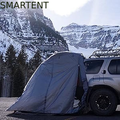 183*183*213CM nero impermeabile rivestito in poliestere auto tenda da campeggio rifugio auto compatto facile da installare per 2-4 persone fornitore