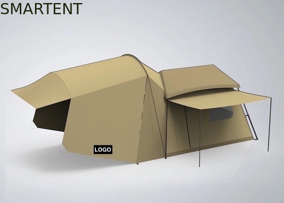 Tenda da campeggio leggera rivestita in poliestere PoFiberglass Per Tesla 3 stagioni Modello grigio impermeabile Rapido 10 minuti di installazione fornitore
