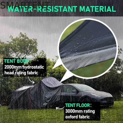 Tenda da campeggio leggera rivestita in poliestere PoFiberglass Per Tesla 3 stagioni Modello grigio impermeabile Rapido 10 minuti di installazione fornitore