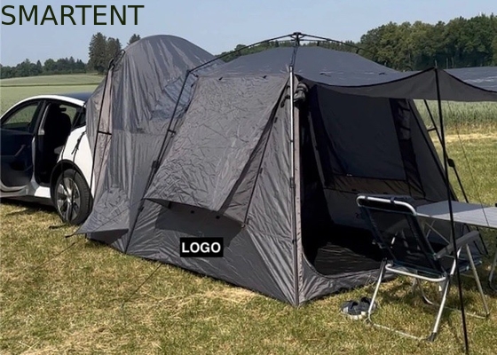 330*240*210CM Tenda da campeggio Tesla leggera, automatica, grigia, impermeabile PU2000MM, rivestita in poliestere 210D, per 4 persone fornitore