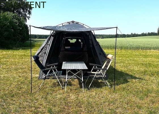 330*240*210CM Tenda da campeggio Tesla leggera, automatica, grigia, impermeabile PU2000MM, rivestita in poliestere 210D, per 4 persone fornitore