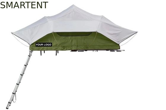 Acquistare 56*96*48'inchi doppio colore Heacy Duty Aluminum Frame impermeabile 600D Ripstop Polyester Tesla Roof Camping Tent fabbricazione online