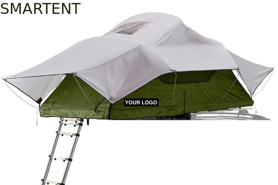 56*96*48'inchi doppio colore Heacy Duty Aluminum Frame impermeabile 600D Ripstop Polyester Tesla Roof Camping Tent fornitore