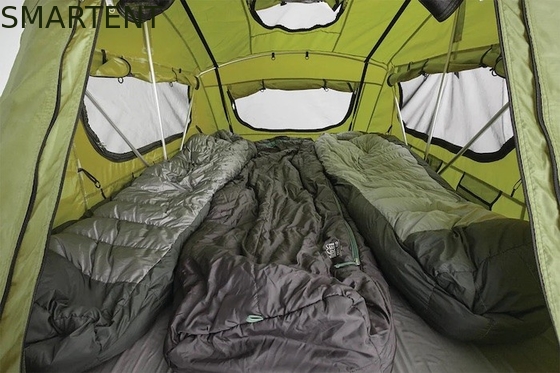 56*96*48'inchi doppio colore Heacy Duty Aluminum Frame impermeabile 600D Ripstop Polyester Tesla Roof Camping Tent fornitore