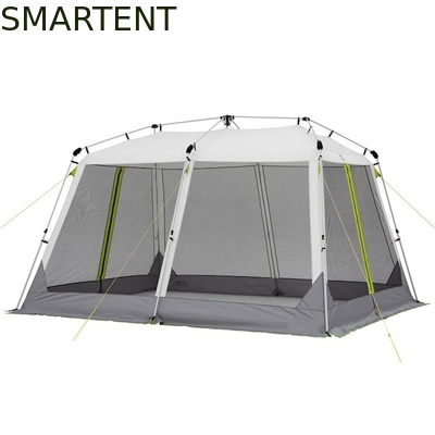 350*300*210CM Grey Waterproof Branding Custom Pop Up Camping Tents Con DAP Termine di consegna E Ventilazione Reticolazione Finestre fornitore