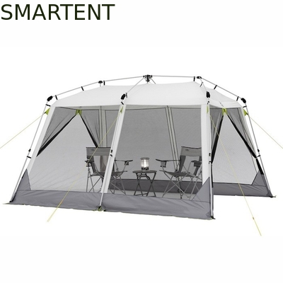 350*300*210CM Grey Waterproof Branding Custom Pop Up Camping Tents Con DAP Termine di consegna E Ventilazione Reticolazione Finestre fornitore