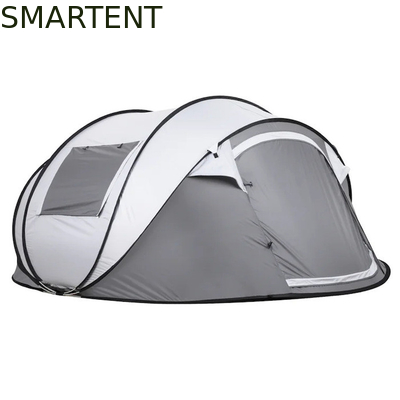 280*200*130CM Grigio impermeabile PU2000MM Rivestito 190T poliestere 4 stagioni Pop Up Tent Boat Con finestre a maglia Per il campeggio fornitore