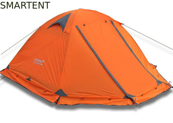 Acquistare 2 Persone Arancione PU3000MM Rivestito con telaio in poliestere in alluminio da 210 T Tenda impermeabile pop-up con borsa da trasporto fabbricazione online