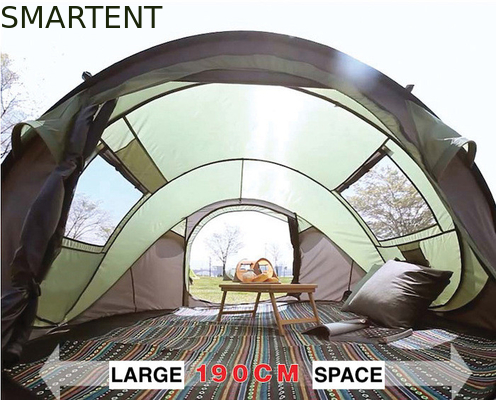 280*200*130CM 4 persone Grigio Poliestere impermeabile 4 stagioni Forma barca Pop Up tende da campeggio Borsa da trasporto inclusa fornitore