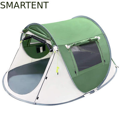 Acquistare 2 persone 245*148*100cm Poliestere verde impermeabile Campeggio all'aperto Spaziosa tenda pop up barca con ventilazione a maglia fabbricazione online