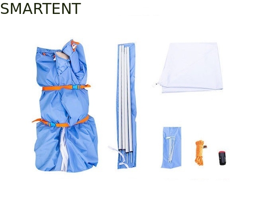 Campeggio all'aria aperta doppio colore impermeabile 210D doppio strato tenda riempita d'aria con pali d'aria in TPU per una migliore protezione dagli UV fornitore
